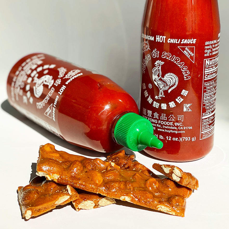 Sriracha Nuts Brittle