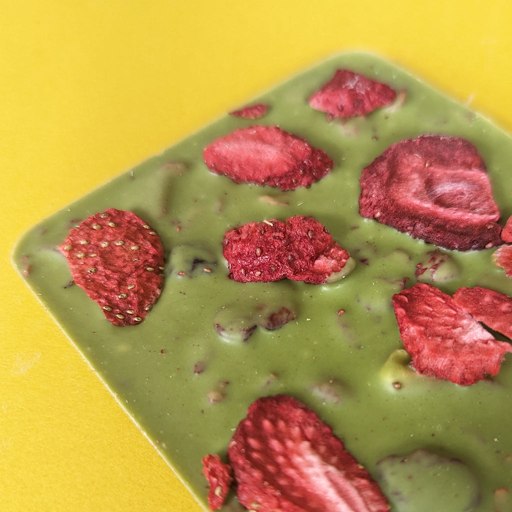 Strawberry Matcha Green Tea Bar