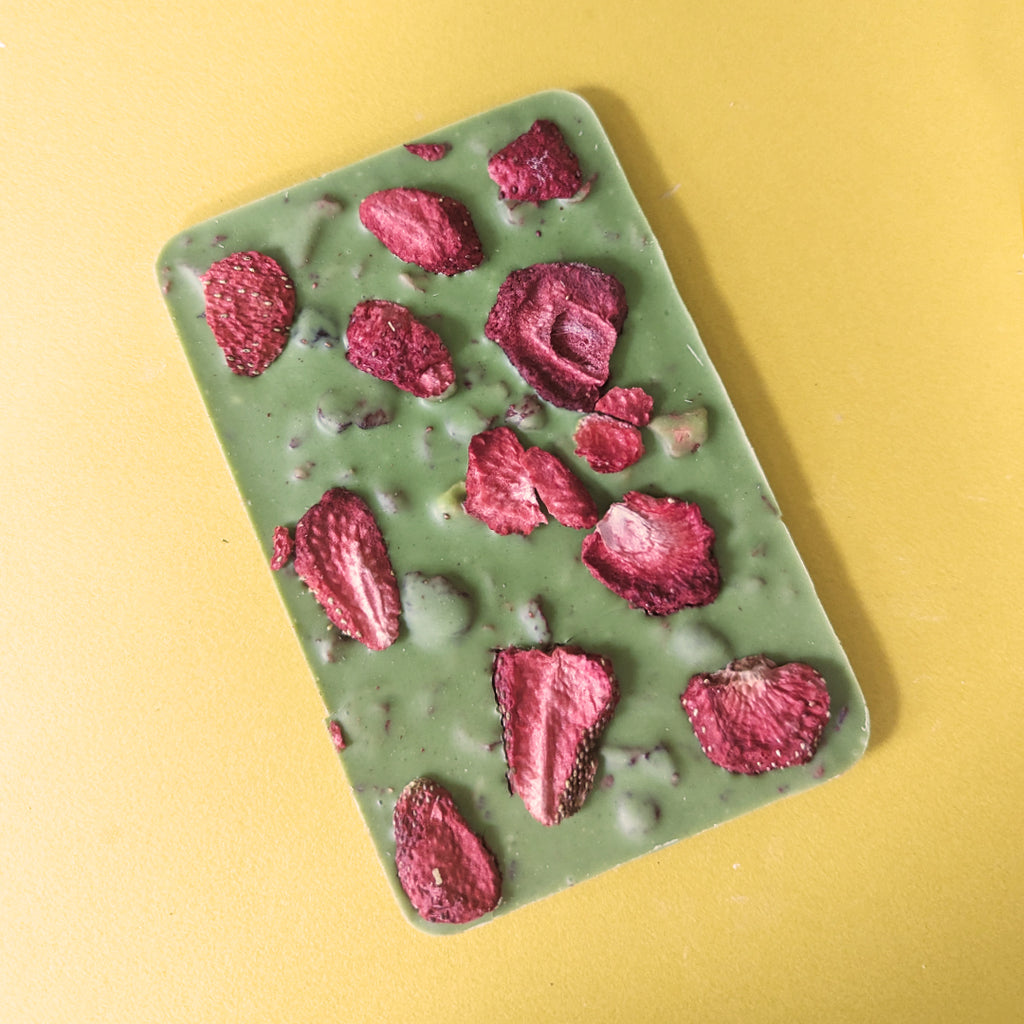 Strawberry Matcha Green Tea Bar