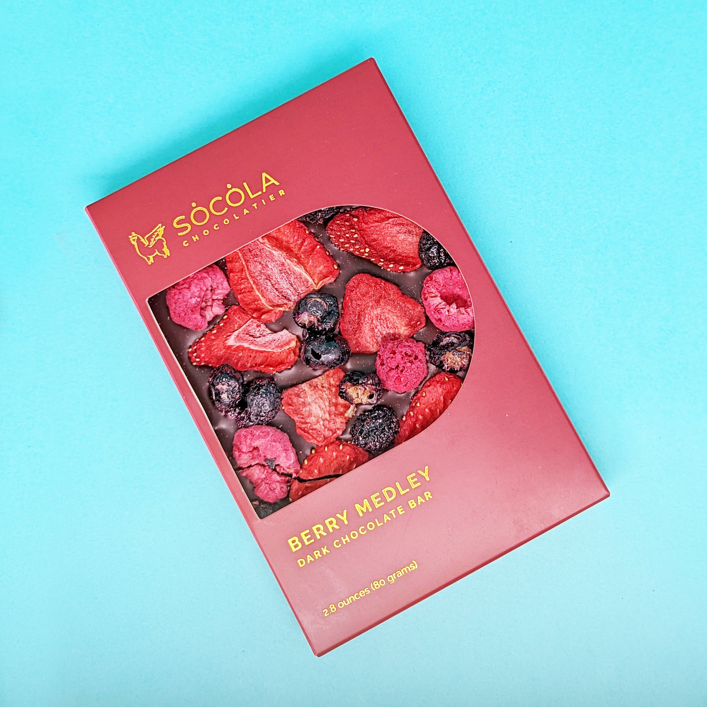 Berry Medley Chocolate Bar | Socola Chocolatier